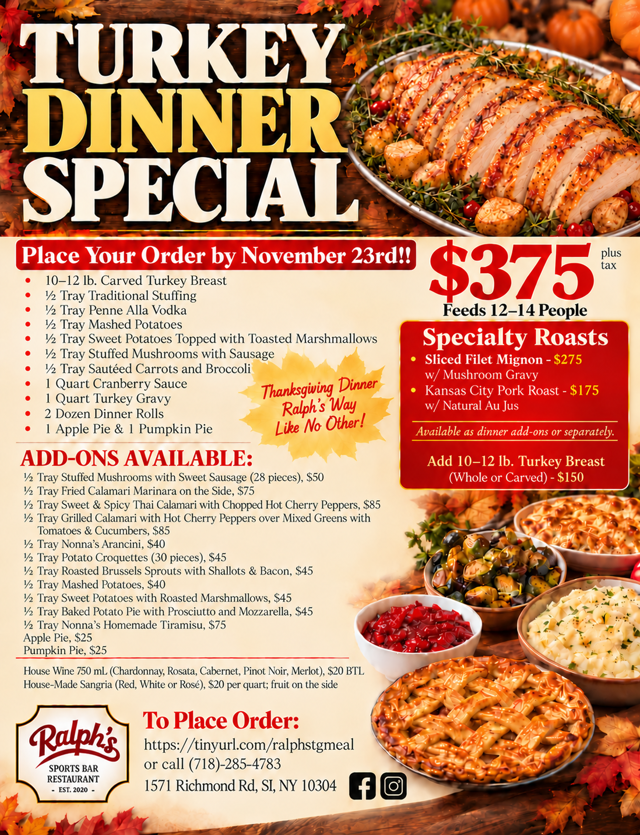 Thanksgiving Catering